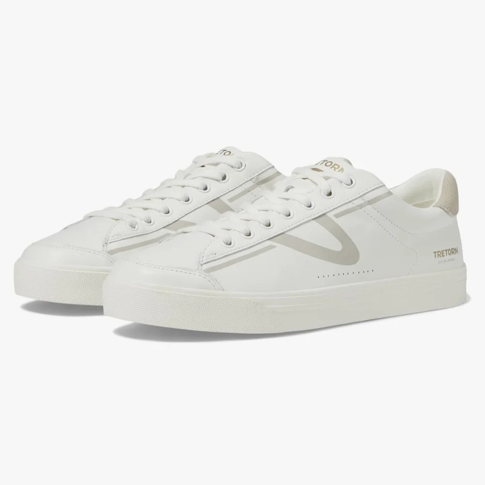 Tretorn Ladies Hoppee White Sneakers